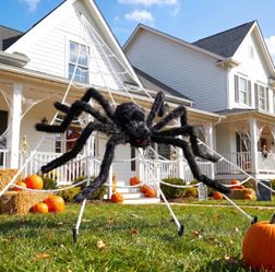 Giant Halloween Spider Outdoor Yard Decoration