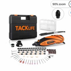 Tacklife RTD35ACL Advanced Multi-functional Rotary Tool Kit with 80 Accessories and 4 Attachments Variable Speed for Around-the-House and Crafting Pro