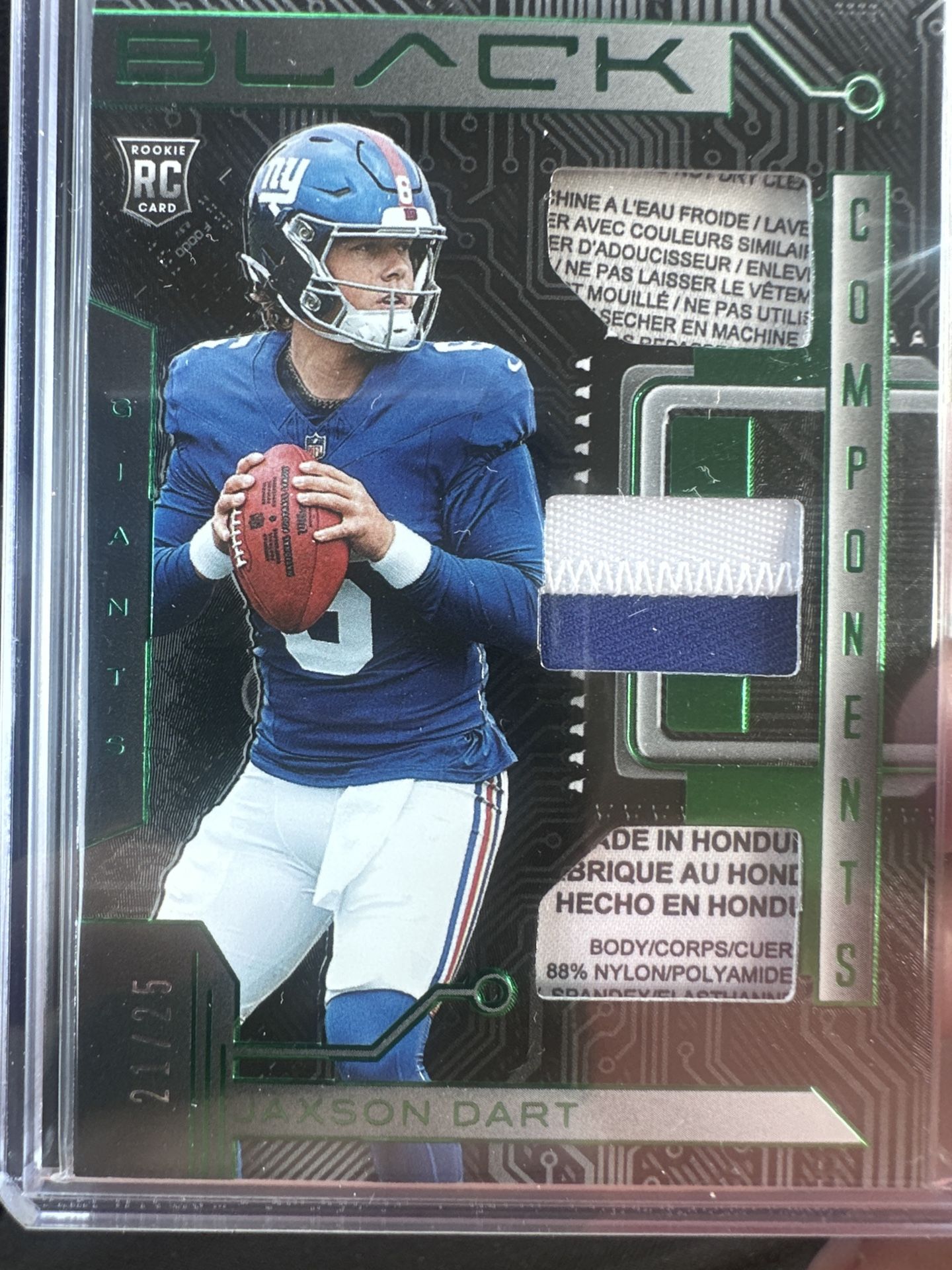 Jaxson Dart laundry Tag Rc Black Components */25