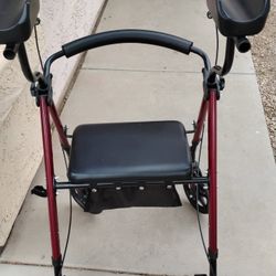 Red Walker With Brakes