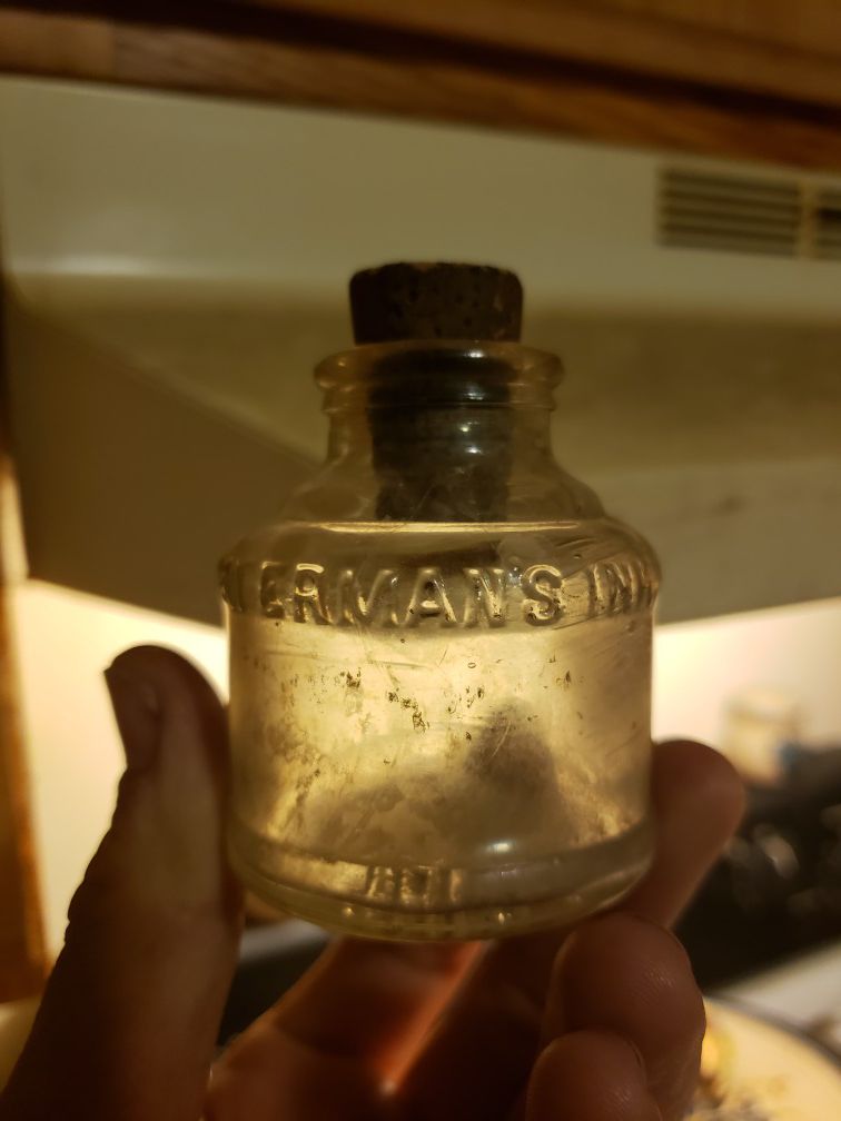 Antique Waterman's Ink bottle