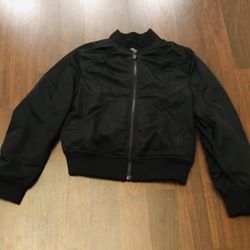 Zella black bomber jacket size L(10/12)