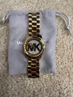 Women’s Michael Kors Gold Tone Crystal Watch