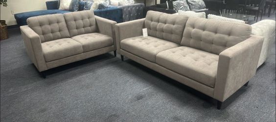 NEW 2pc LIVING ROOM SOFA AND LOVESEAT SET WITH FREE DELIVERY PAY ON ARRIVAL