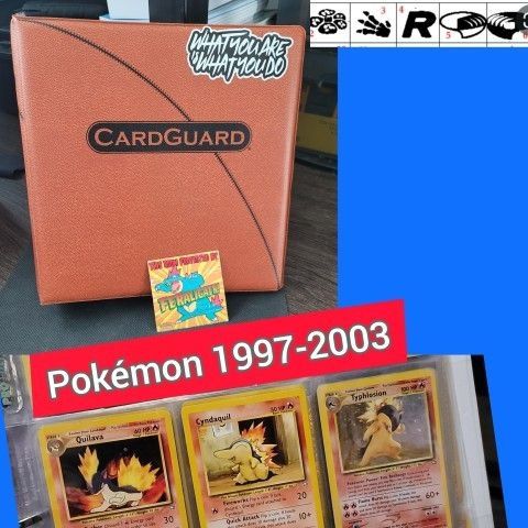 Pokemon Card Binder 1997 w/100 Cards🔴 18 RARES🔴 10 HOLOS