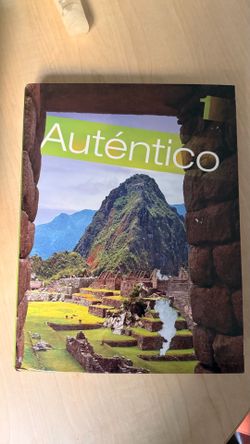 Auténtico 1 spanish textbook & workbook BUNDLE