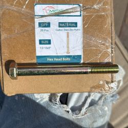 1/2-13x5" Hex Head Bolts