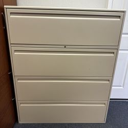 OFFICE/HOME FILE CABINET 4 DRAWERS LATERAL FILE 