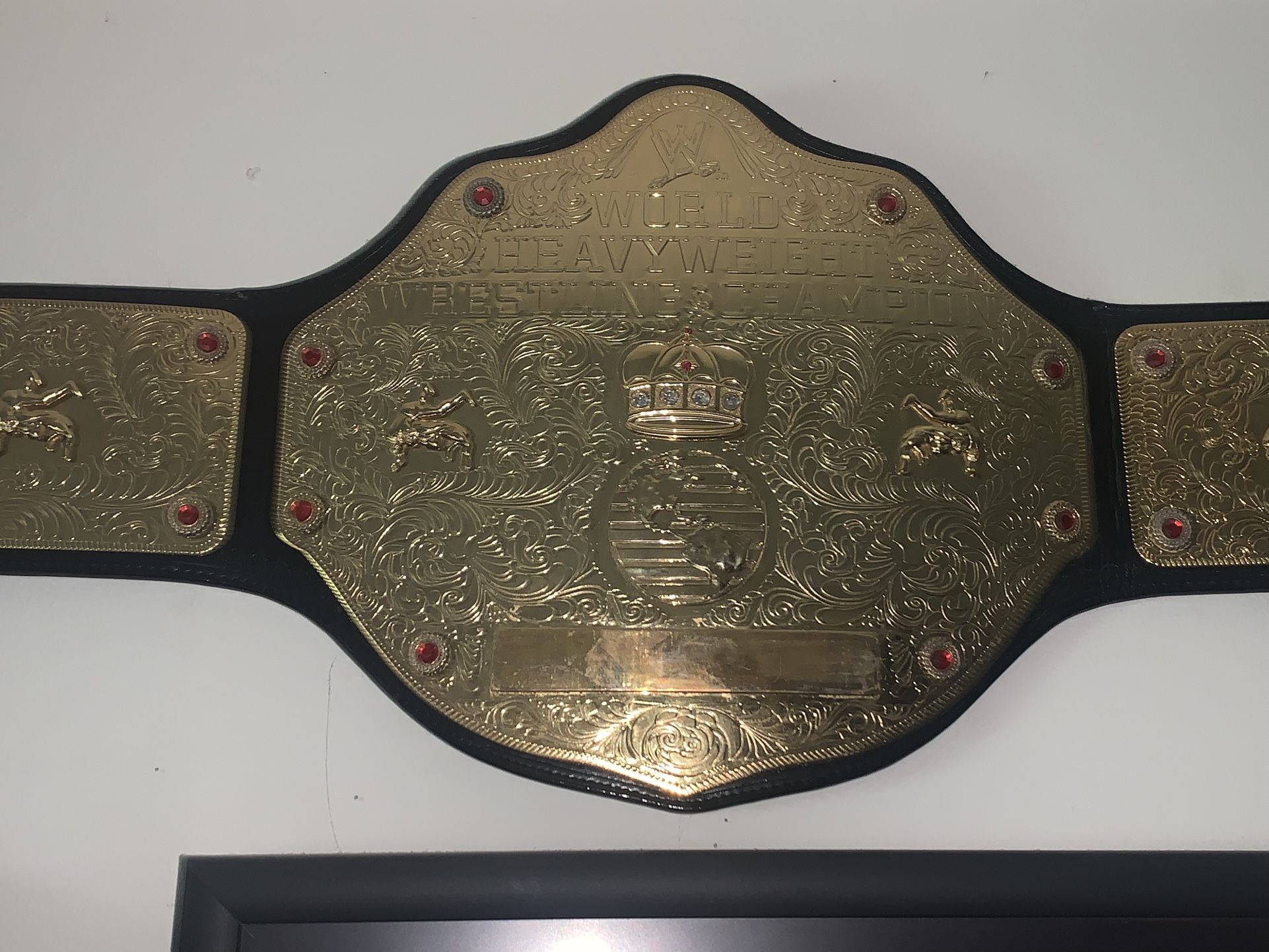 WWE WCW Big Gold World Heavyweight Championship Belt Adult Size