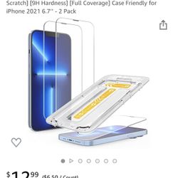 iPhone 13Pro Max Screen Protector/ 14 Plus Tempered Glass