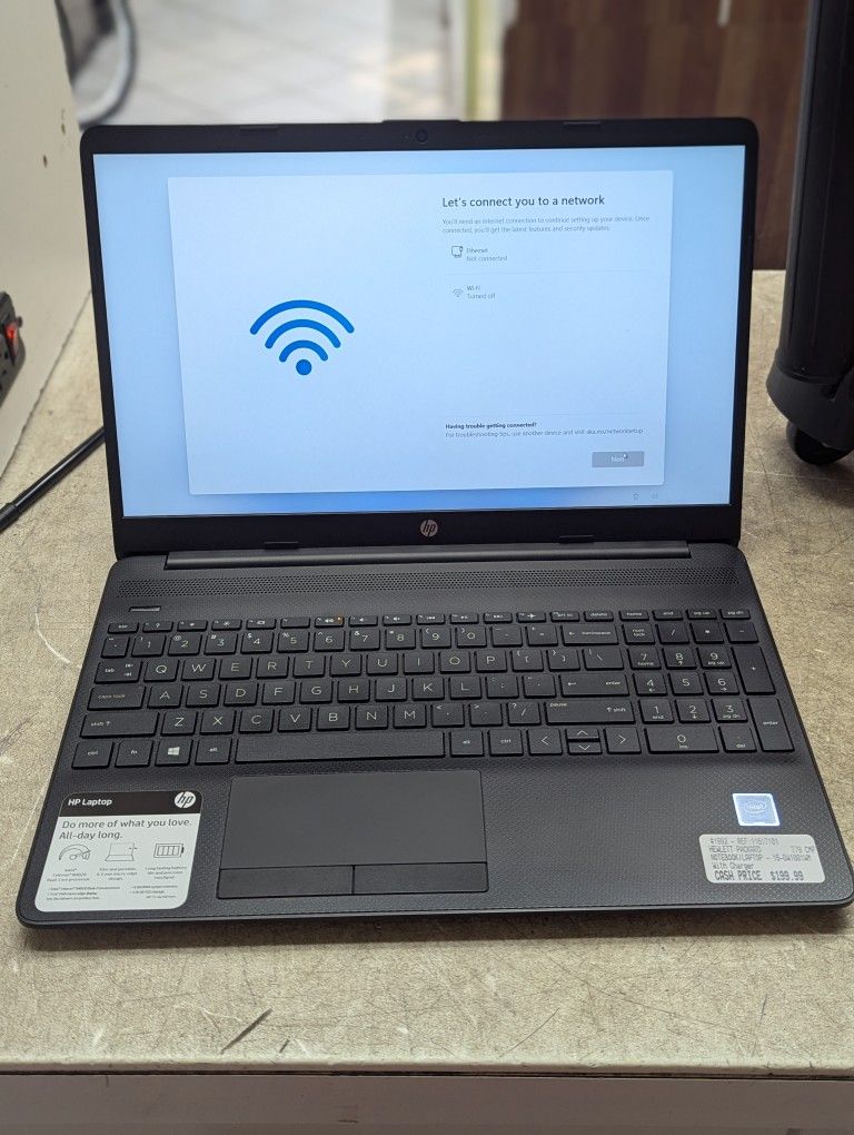 Hewlett Packard Notebook With Charger