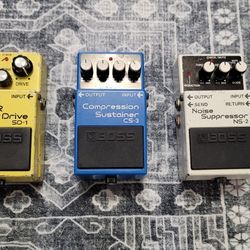 BOSS pedals