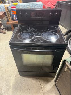 Black Electric Oven
