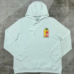 Casablanca Arches Gradient Hoodie White 