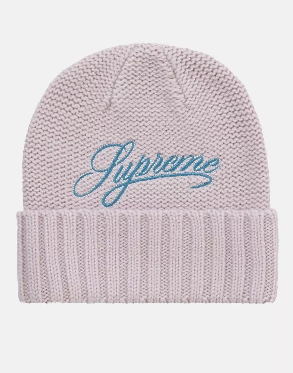 Supreme Pink Logo Beanie