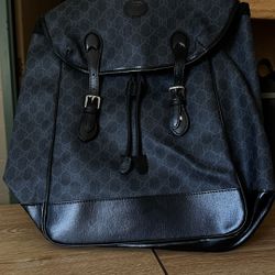 Black Gucci Backpack