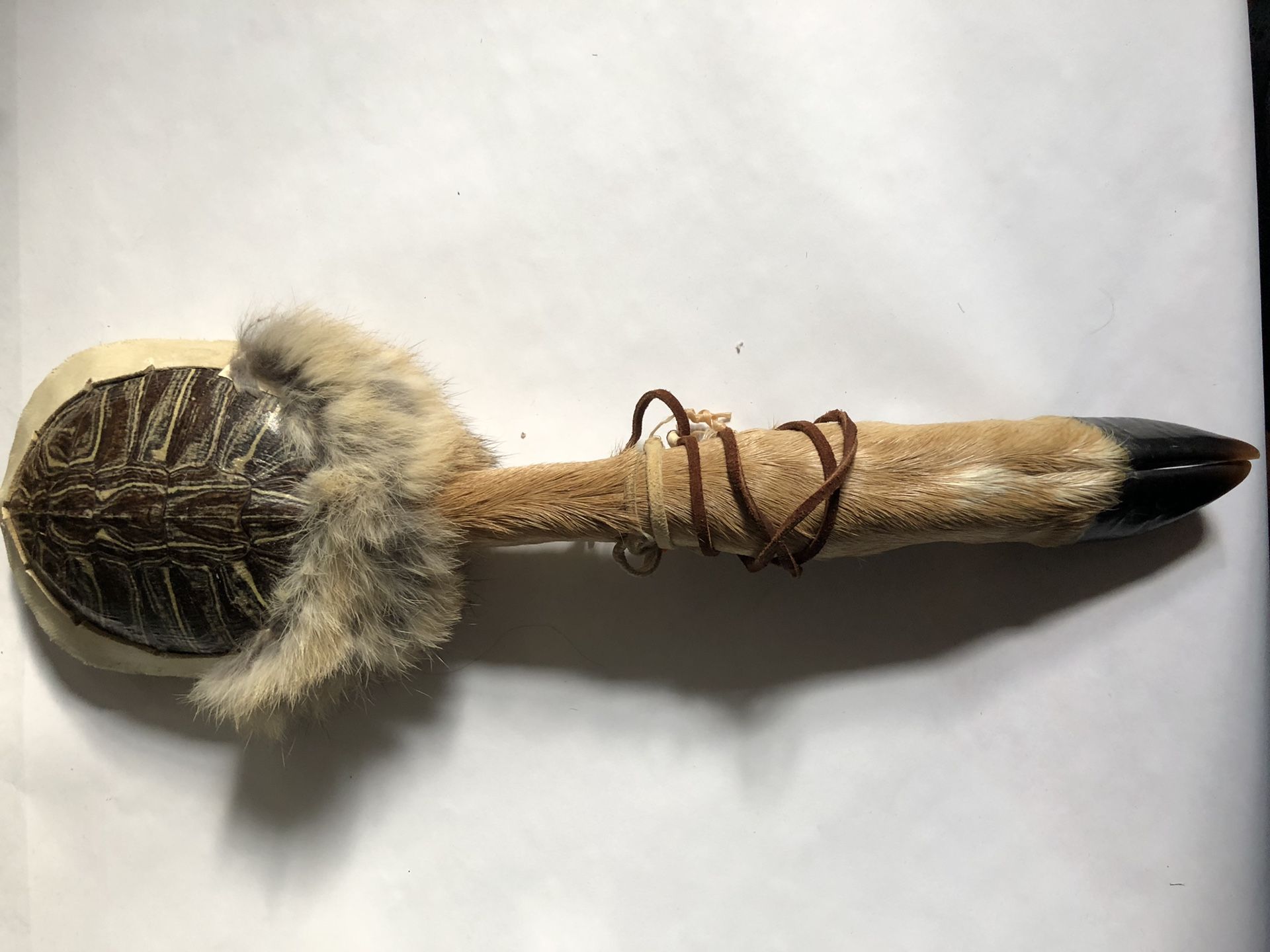 Native American Deer Leg Rattler ( Authentic )