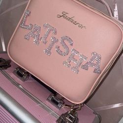 Travel Makeup Bag Custom Name 