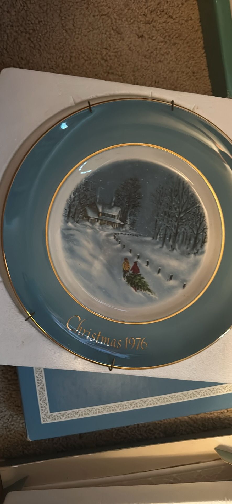 Avon Christmas Collection Plates 