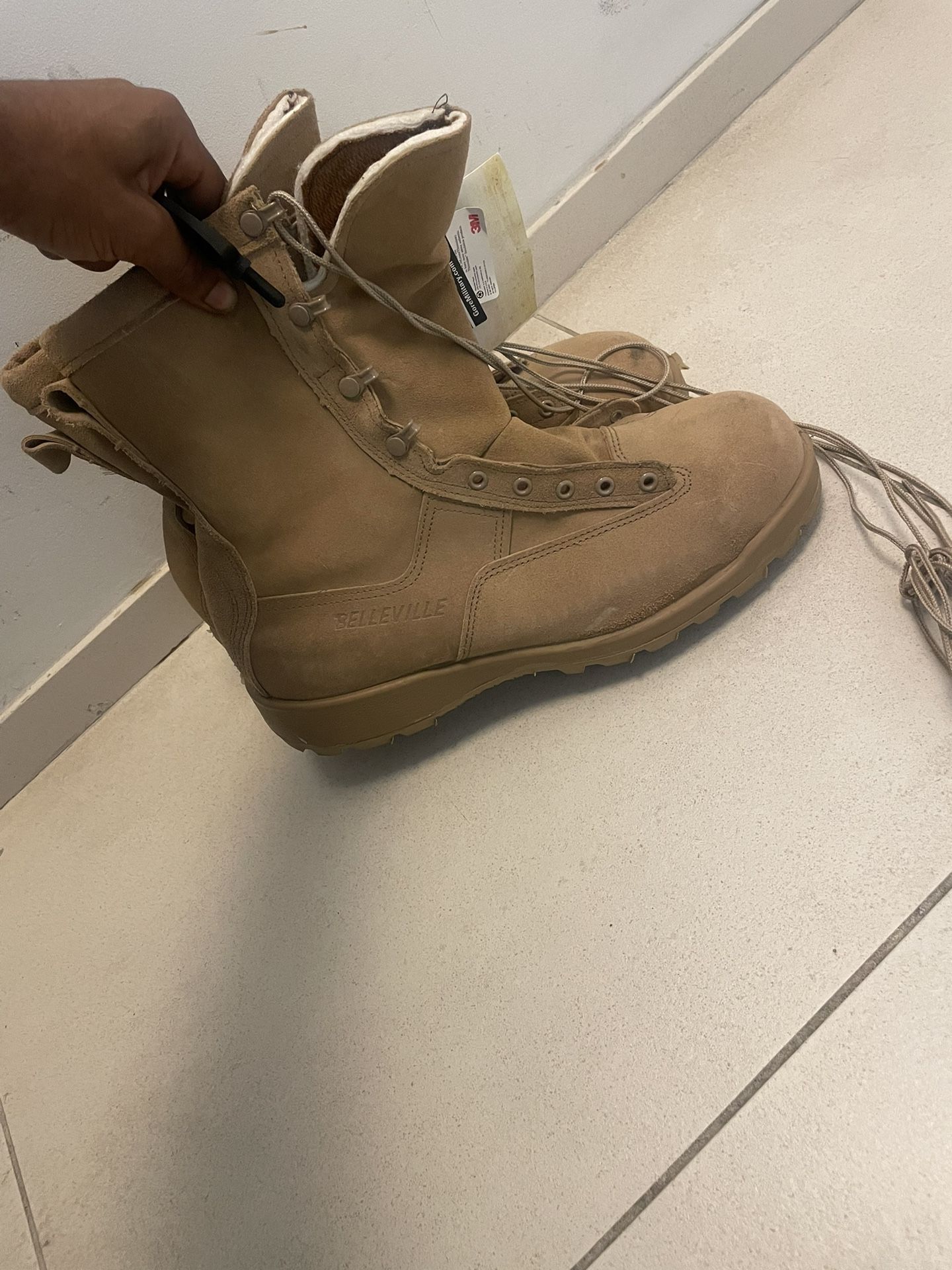 belleville military steel toe boots Size 11.5