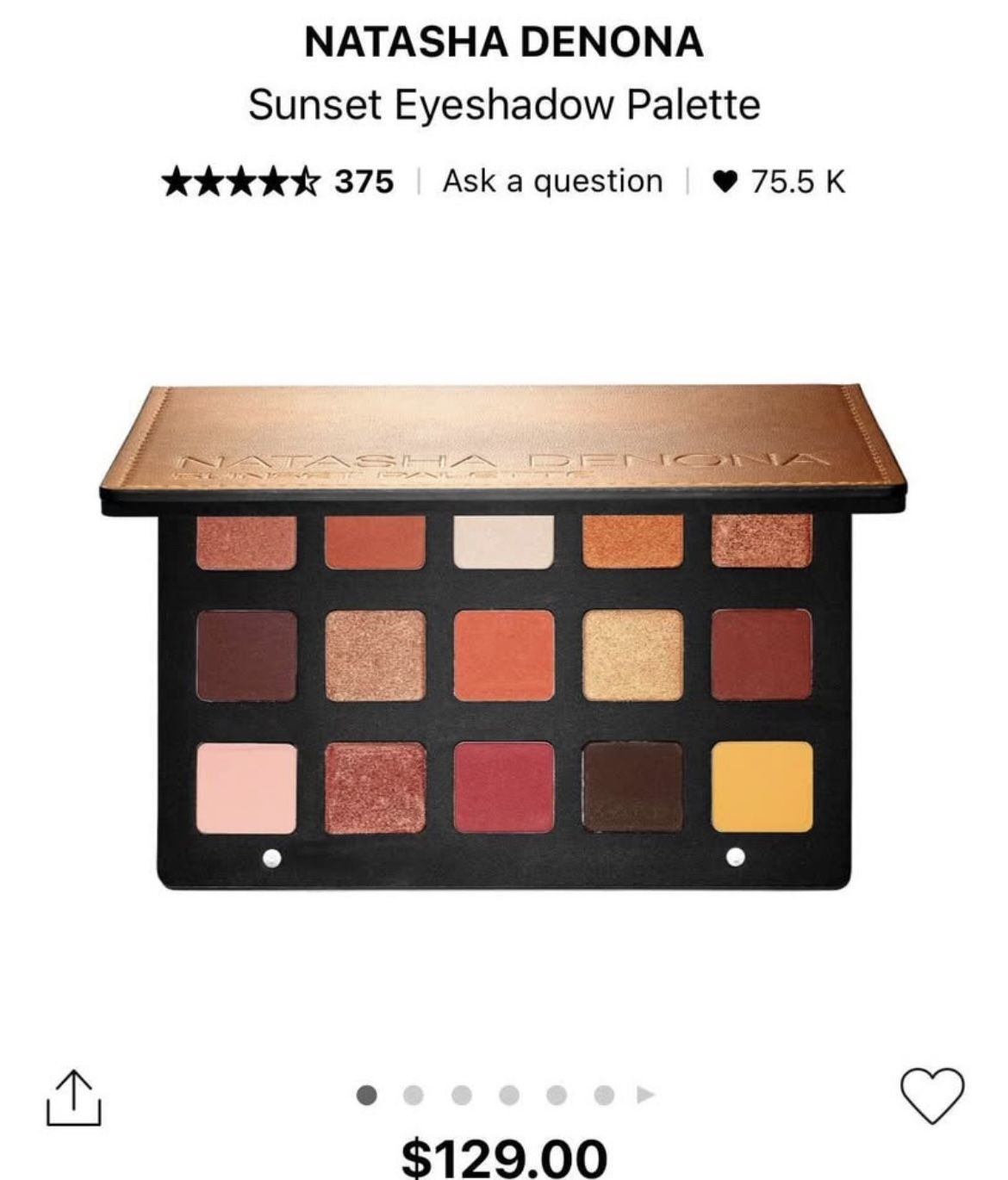 NATASHA DENONA Sunset Eyeshadow Palette