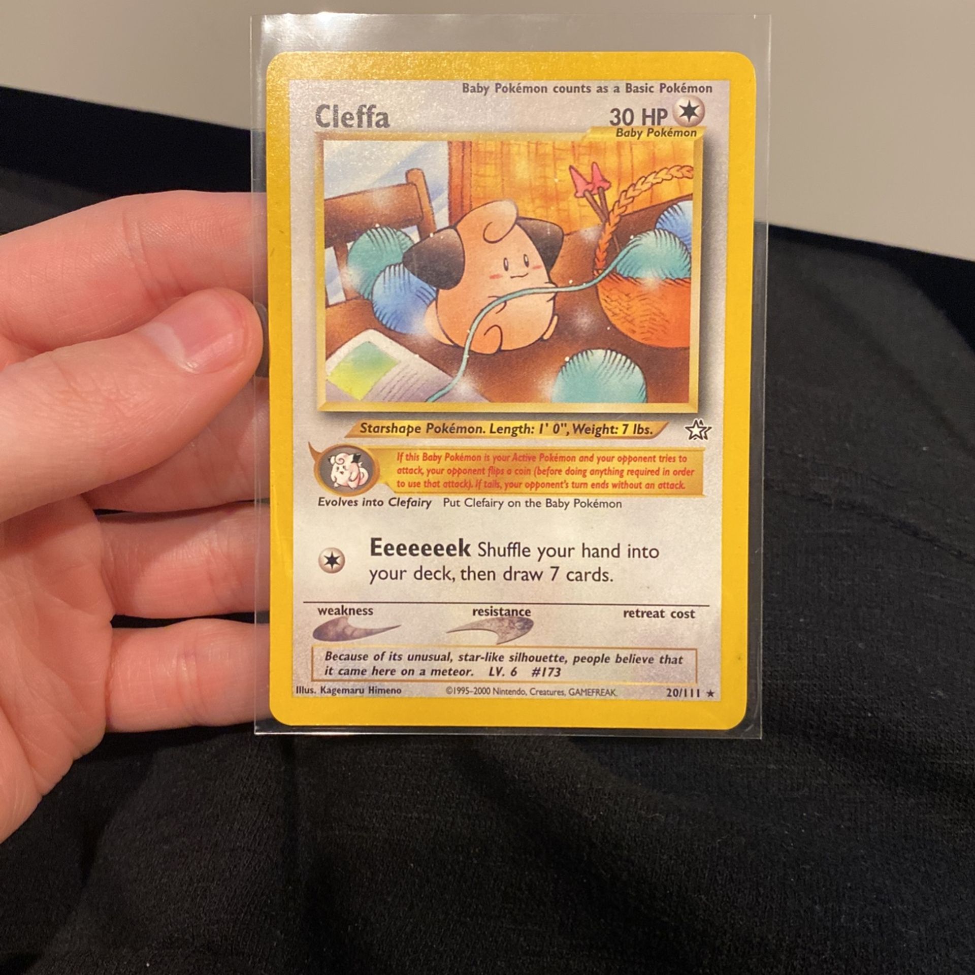 Pokemon Card Cleffa Neo Genesis