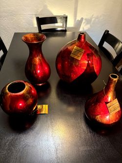 Red Lava Decorative Flower