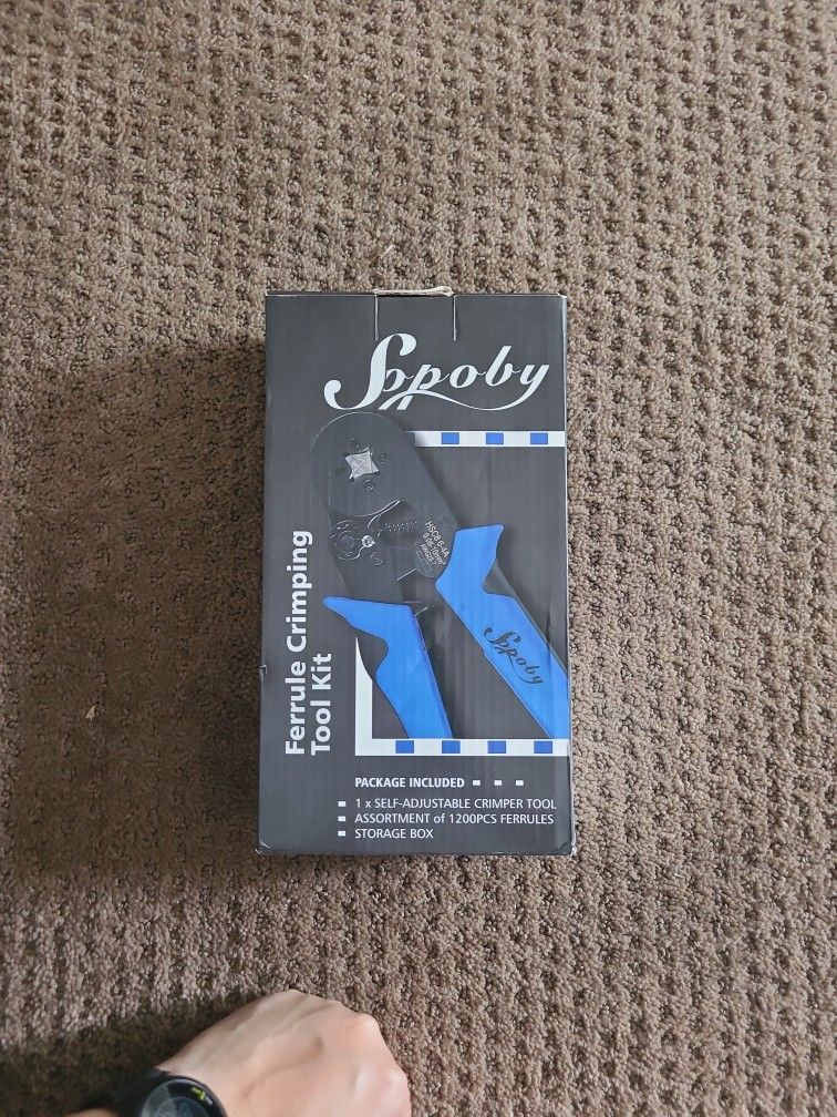 Unopened Spoby Ferrule Crimping Tool Kit