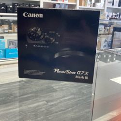 Canon G7X Mark III Black 