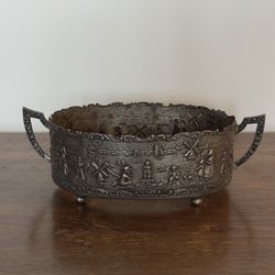 Antique Silverplate Bowl Holder