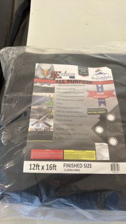 12x16 heavy duty black shade tarp Malla Sombra Nueva