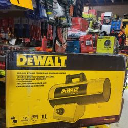 DEWALT
150,000 BTU Portable Forced Air Propane Outdoor Heater