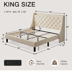 King Size Bed Frame 