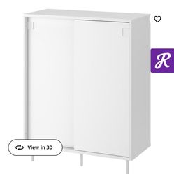 MACKAPÄR Shoe/storage cabinet, white - IKEA