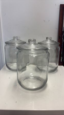 Large glass cookie jars 3