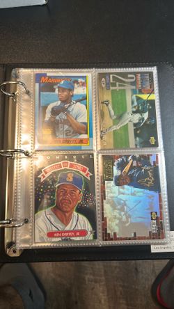 Ken Griffey Jr baseball card album