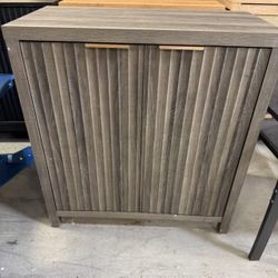 New Storage Cabinet Fluted Sideboard Buffet with Adjustable Shelves Modern Accent Console
