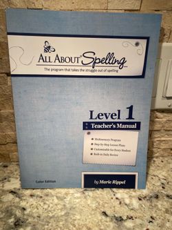 All About Spelling Level 1 Teacher's Manual COLOR EDITION