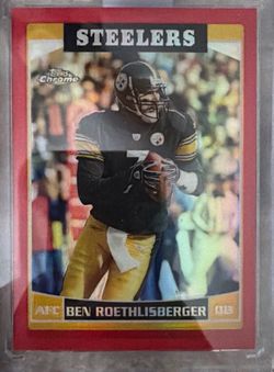 BEN ROETHLISBERGER 2006 Topps Chrome UNCIRCULATED RED REFRACTOR #84 SP SN /259