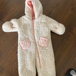 Baby zip-up Sherpa pram