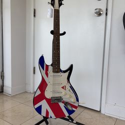 Bass Ale Promotional Electric Guitar featuring a Union Jack