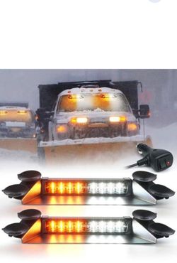 LUMENIX LED Dash Strobe Lights Warning Light Bar New