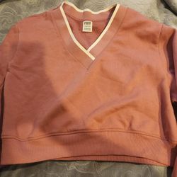 PINK SWEATSHIRT with Matching Shirt 