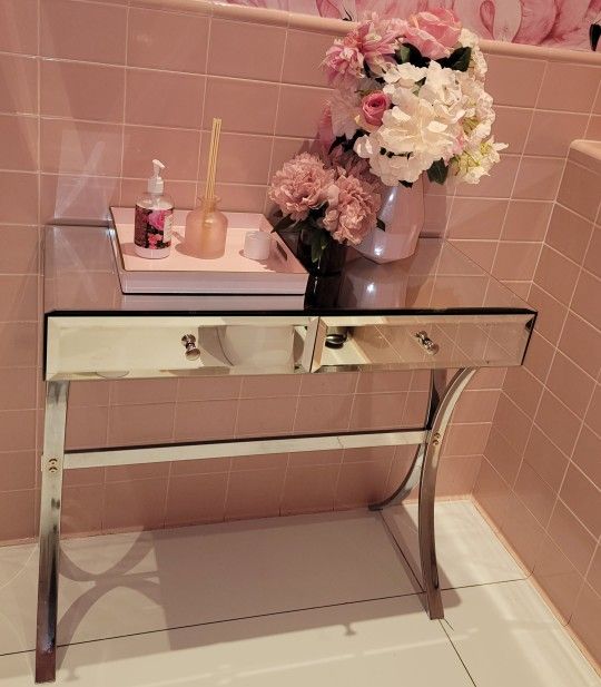 Mirrored Console Table 