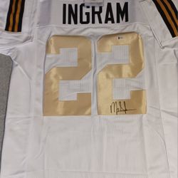 Mark Ingram Alabama New Orleans Saints Beckett COA  Signed Autographed Jersey 