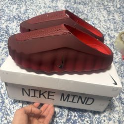 Nike Mind 001 Slide Team Read University Red Size 10  