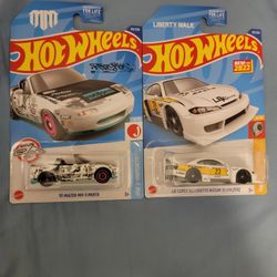 Hot Wheels-' Mazda Miata/ Nissan Silvia