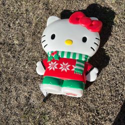 Christmas Sweater Hello Kitty Blow Mold