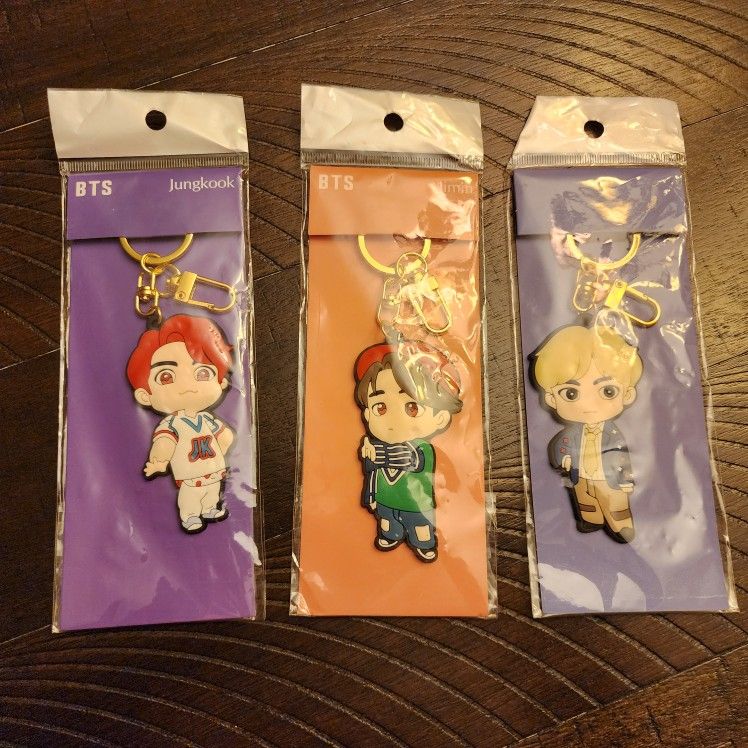 BTS Character Key Charms