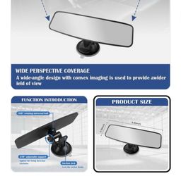 Suction Cup Universal Car Rear View Mirror